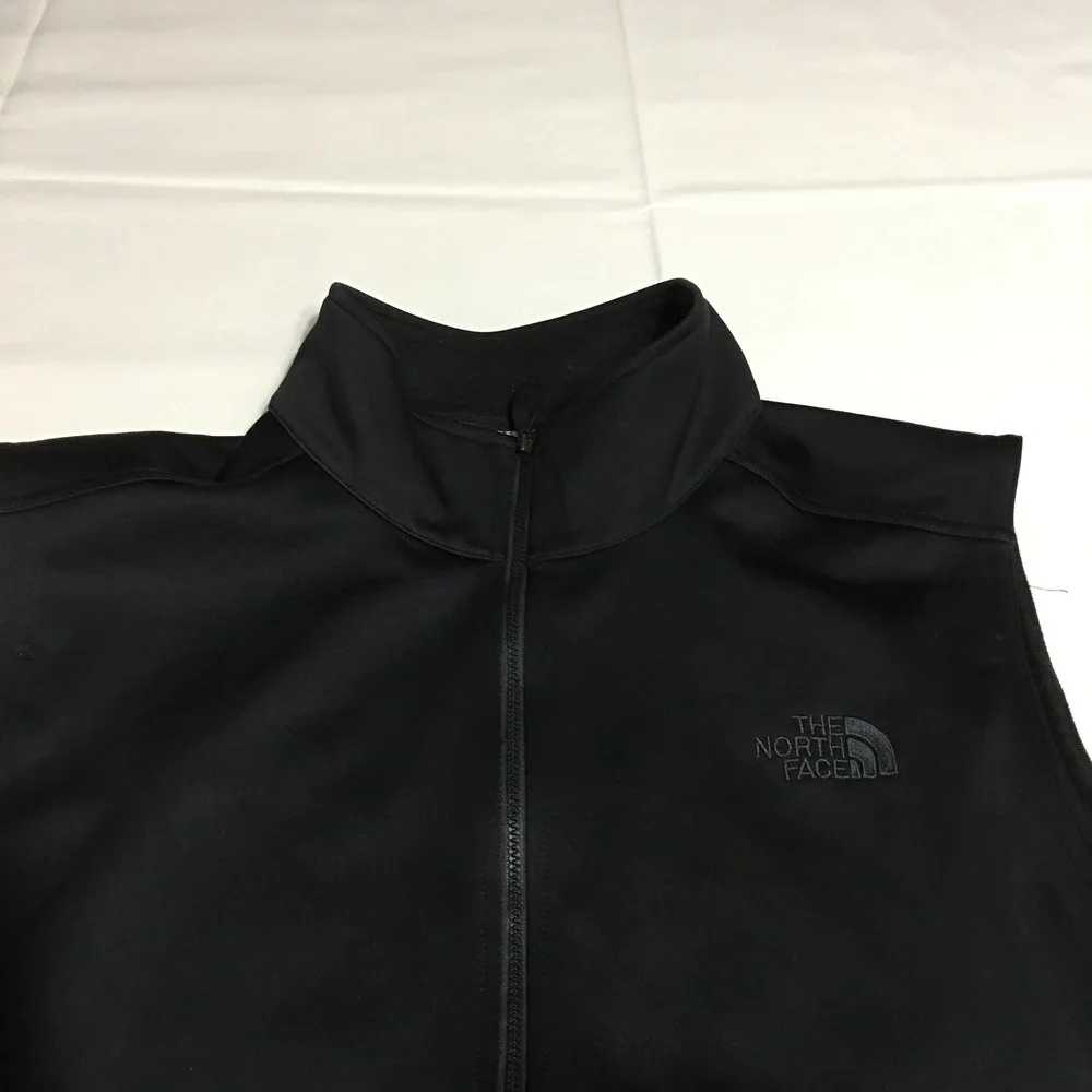 The North Face Windwall Vest Mens XL Black Full Zip Sleeveless Jacket